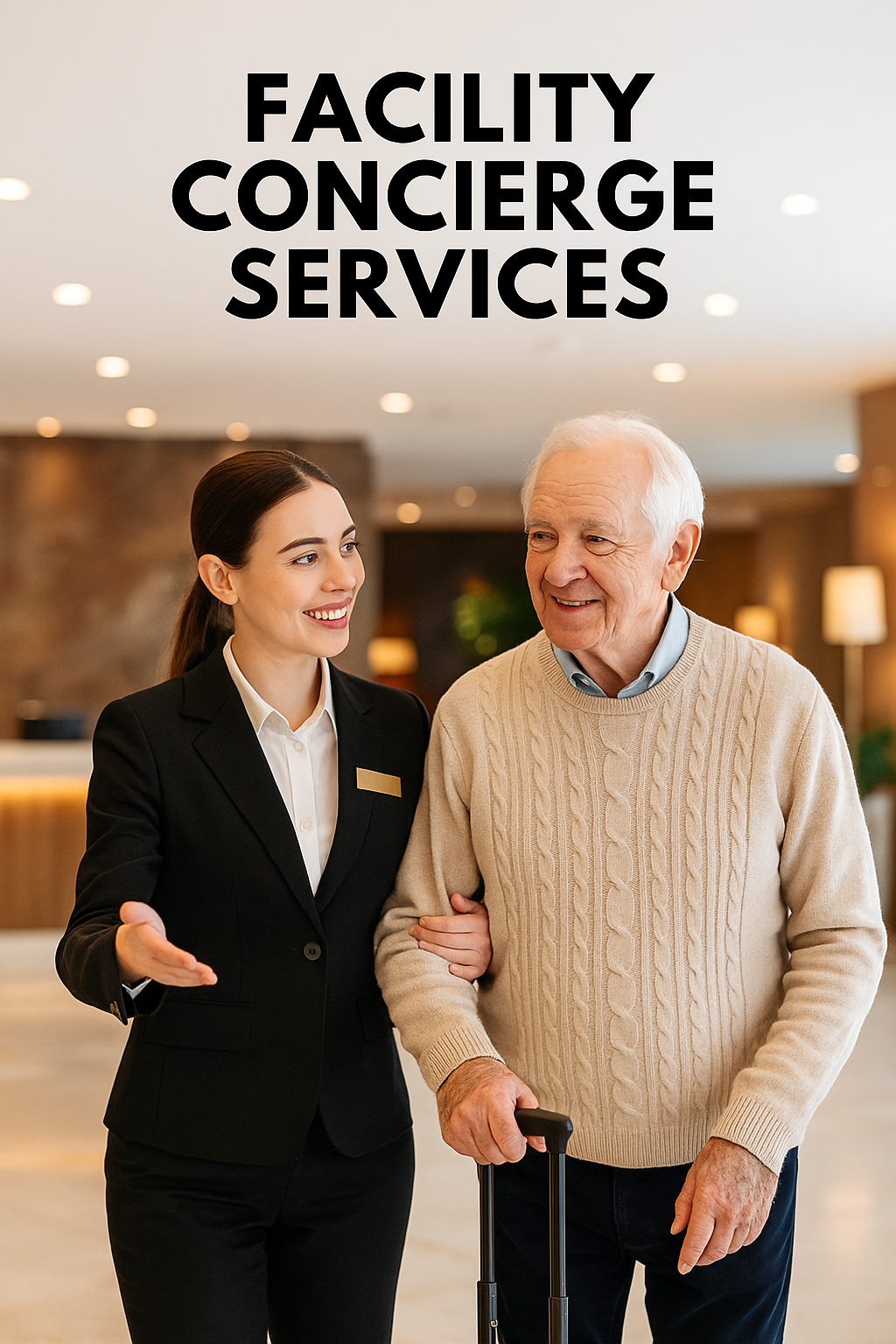 Professional caregiver providing facilities concierge services in Lake County